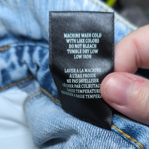 Blank NYC Paper Bag Waist Jean Shorts Ultra High Rise Belted Women's Size 28" - Picture 6 of 7